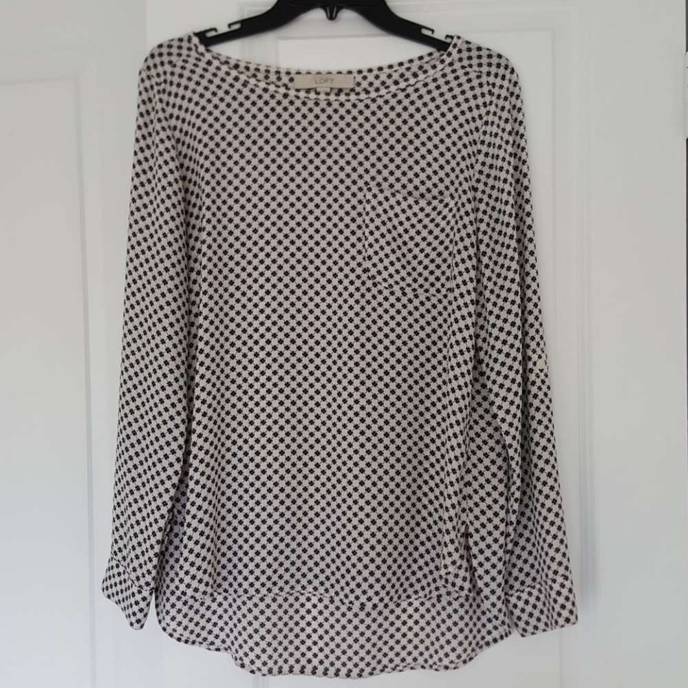 Ballet neck blouse